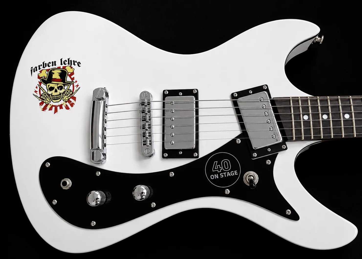 Farben Lehre signature guitar detail